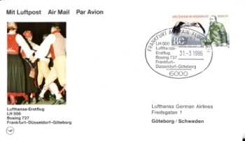 Západní Berlín 1986 96 001 ●